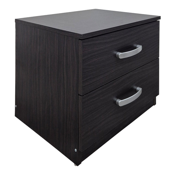 Κομοδίνο Athos pakoworld σε wenge απόχρωση 48x40x41.5εκ