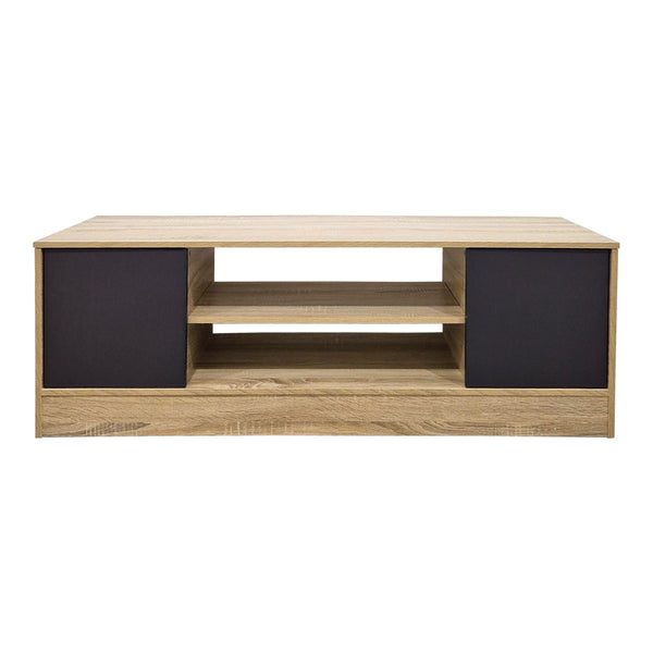 Έπιπλο τηλεόρασης Sasa pakoworld sonoma-ανθρακί 120x35x41.5εκ