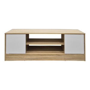 Έπιπλο τηλεόρασης Sasa pakoworld sonoma-λευκό 120x35x41.5εκ