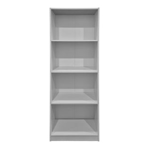 Βιβλιοθήκη Kendy pakoworld λευκό 60x30x167εκ