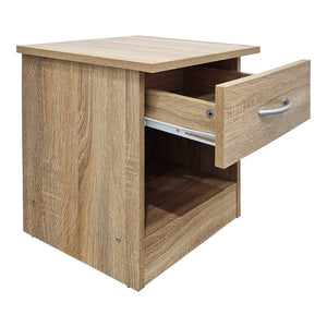Κομοδίνο Bedy pakoworld sonoma 40x34x42εκ