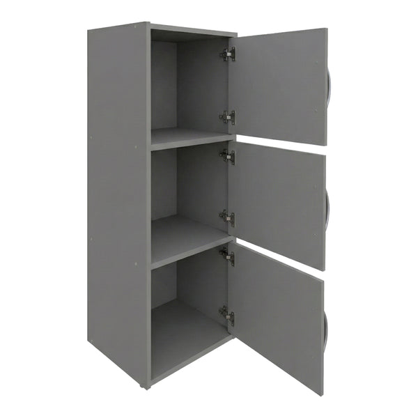 Ντουλάπι-στήλη Soline pakoworld ανοιχτό γκρι 40x34.5x90.5εκ