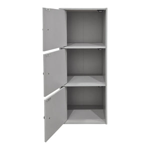 Ντουλάπα-στήλη Wirdia pakoworld ανοιχτό γκρι 30.5x24x71.5εκ
