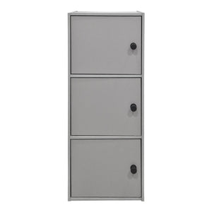Ντουλάπα-στήλη Wirdia pakoworld ανοιχτό γκρι 30.5x24x71.5εκ