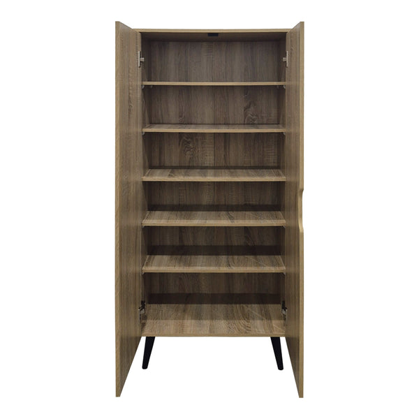 Παπουτσοθήκη-ντουλάπα Oufelia pakoworld sonoma 60x32.5x134.5εκ