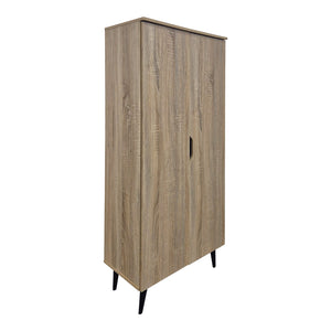 Παπουτσοθήκη-ντουλάπα Oufelia pakoworld sonoma 60x32.5x134.5εκ