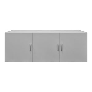 Πατάρι ντουλάπας τρίφυλλο Alvia pakoworld λευκό 150x51x60εκ