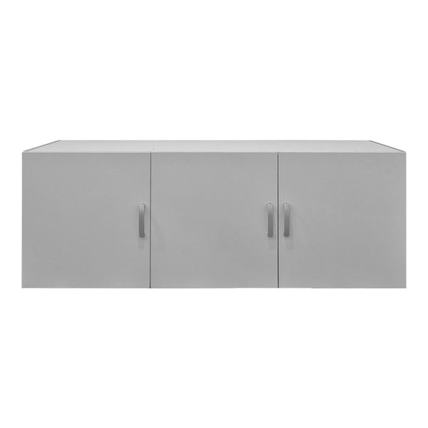 Πατάρι ντουλάπας τρίφυλλο Alvia pakoworld λευκό 150x51x60εκ