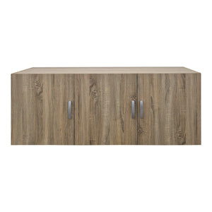 Πατάρι ντουλάπας τρίφυλλο Alvia pakoworld sonoma 150x51x60εκ