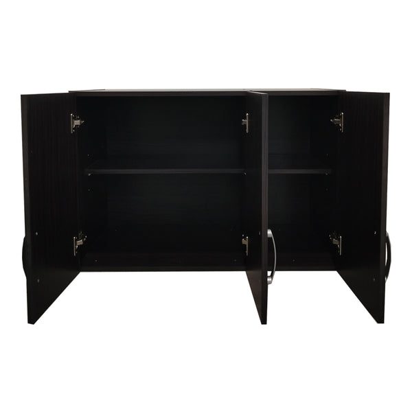 Ντουλάπα πεντάφυλλη με πατάρι Athos I pakoworld wenge 170x42x240εκ