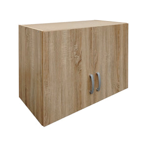 Ντουλάπα πεντάφυλλη με πατάρι Athos I pakoworld sonoma 170x42x240εκ