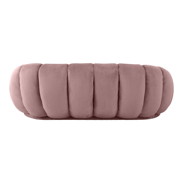 Καναπές Embrace pakoworld βελούδο σε σάπιο μήλο απόχρωση 180x105x65εκ