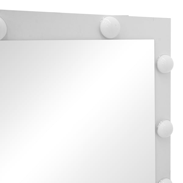 Τουαλέτα κρεβατοκάμαρας Vanity pakoworld με led λευκό 80x40x140εκ