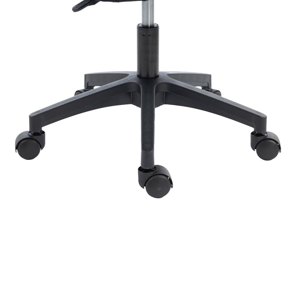 Καρέκλα γραφείου Plymot pakoworld mesh χρώμα μαύρο 48x58x112-122εκ