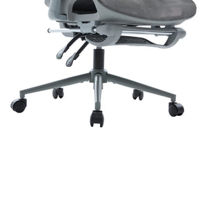 Καρέκλα γραφείου διευθυντη Vigo pakoworld mesh χρώμα γκρι 52x70x118-124εκ