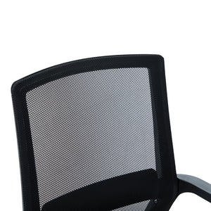 Καρέκλα επισκέπτη Palma pakoworld mesh μαύρο 46x52x94εκ