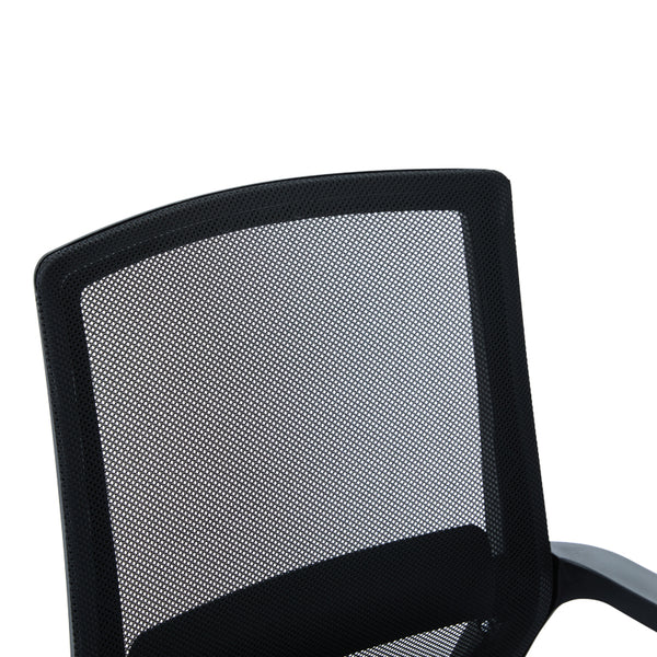 Καρέκλα επισκέπτη Palma pakoworld mesh μαύρο 46x52x94εκ