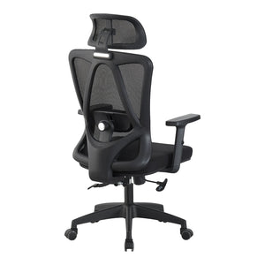 Καρέκλα γραφείου διευθυντή Magida pakoworld mesh μαύρο 58.5x66x115-125εκ