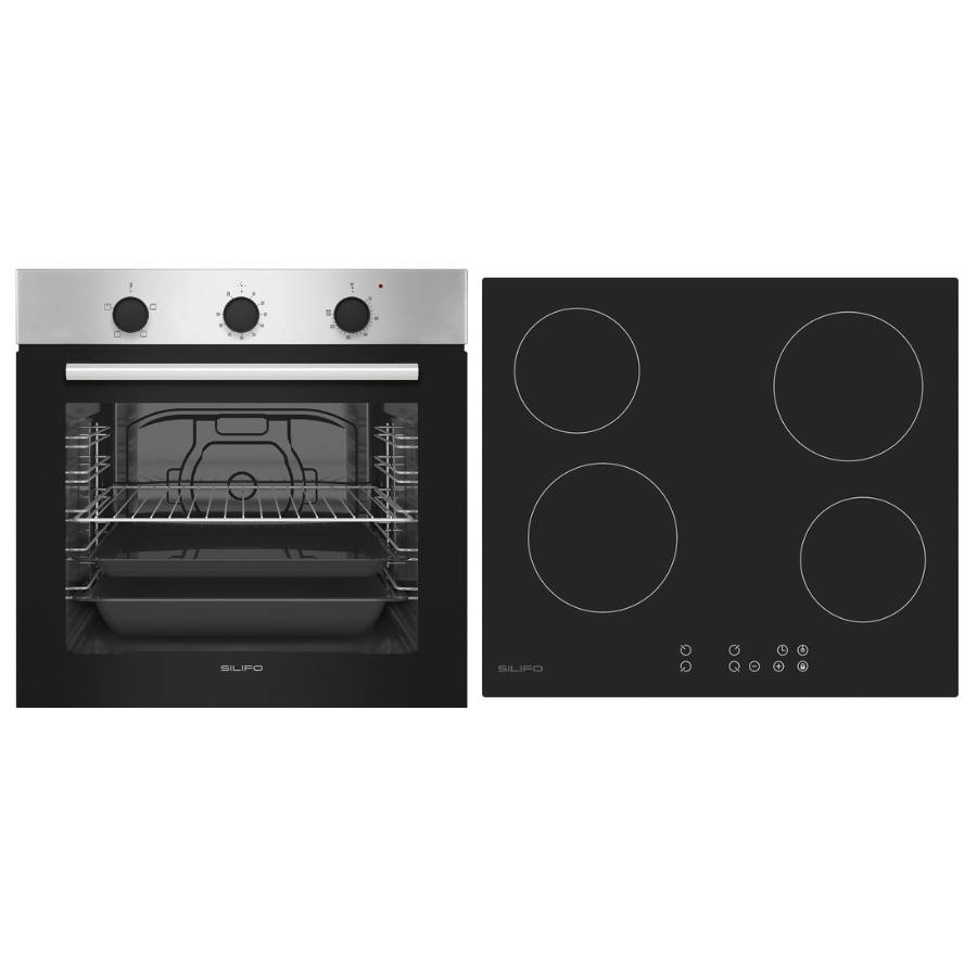 Σετ SILIFO SF6850BOI & SF6821HV4 Φούρνος 83lt & Κεραμική Εστία 90144