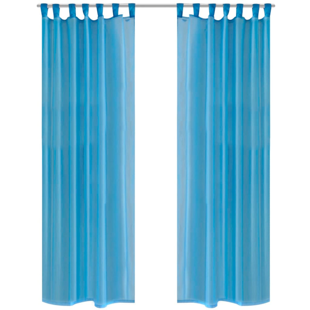 Ημιδιαφανής Κουρτίνα 2 Τμχ