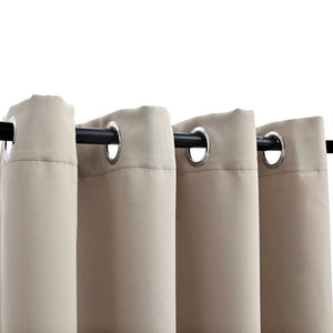Κουρτίνες Συσκότισης Μεταλ. Κρίκοι 2 Τεμ. 140X245 Εκ.