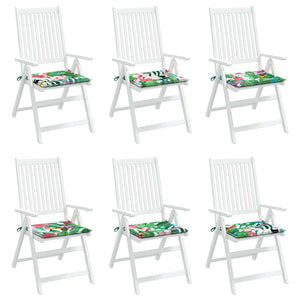 Μαξιλάρια Για Καρέκλες 6 Pcs Πολύχρωμο 50 X 50 X 4 Cm