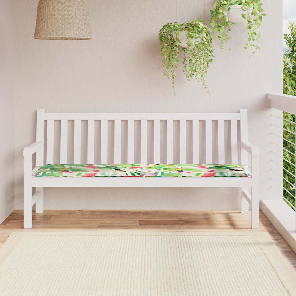 Pad Για Παγκάκι Floral Πολύχρωμο 150 X 50 X 3 Cm Ύφασμα Όξφορντ