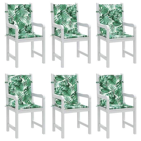 Μαξιλάρια Πλάτης Φύλλο 6 Pcs Σχέδιο Φύλλου 100 X 50 X 3 Cm