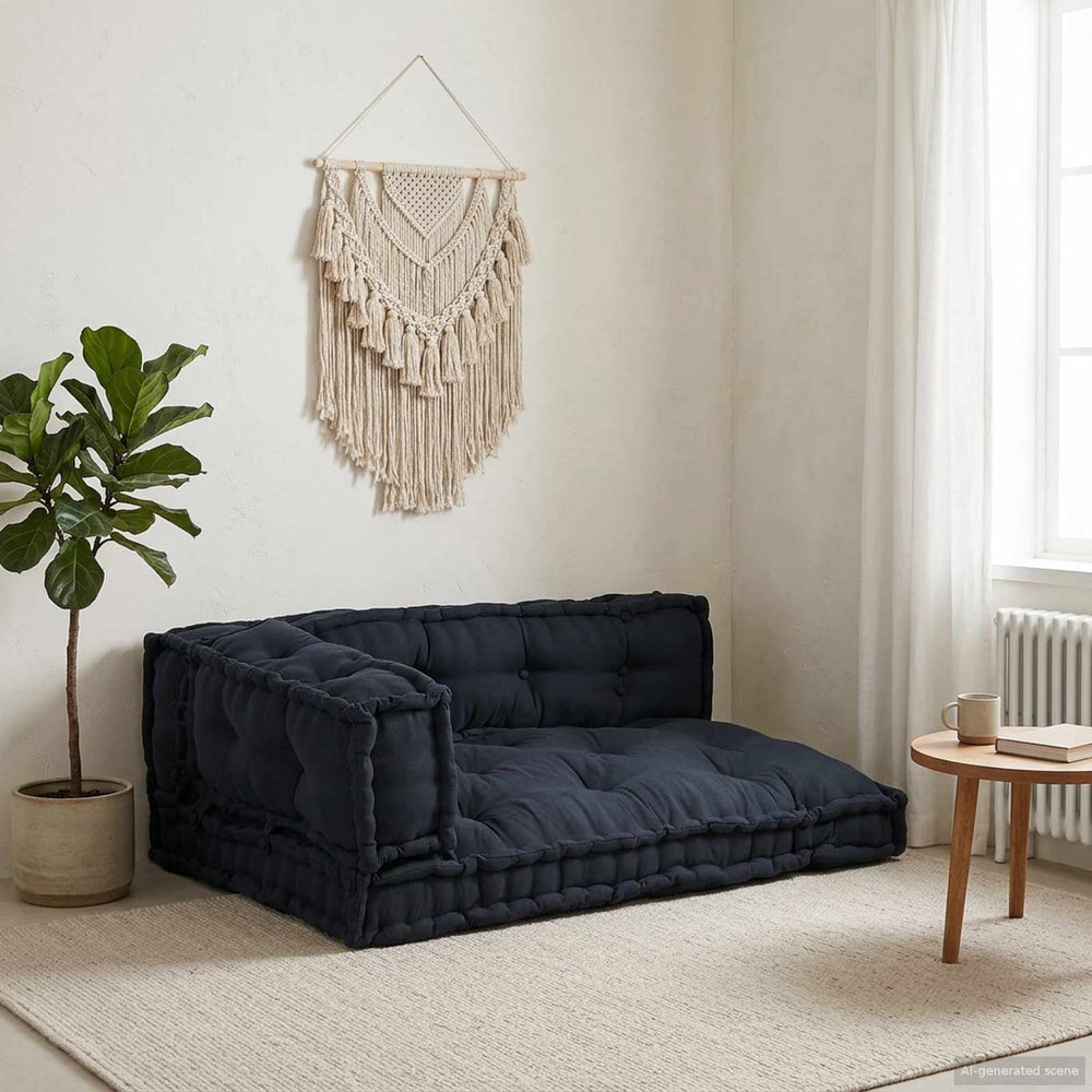 Μαξιλάρι Για Καναπέ Παλέτας 3 Pcs Ανθρακί 120 X 80 X 38 Εκ.