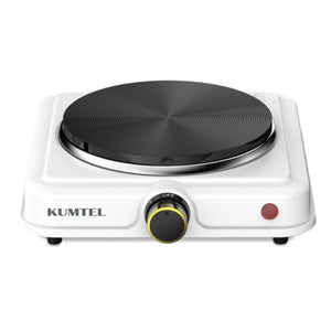 KUMTEL HP-1001 Επιτραπέζια Εμαγιέ Εστία Λευκό 1000W