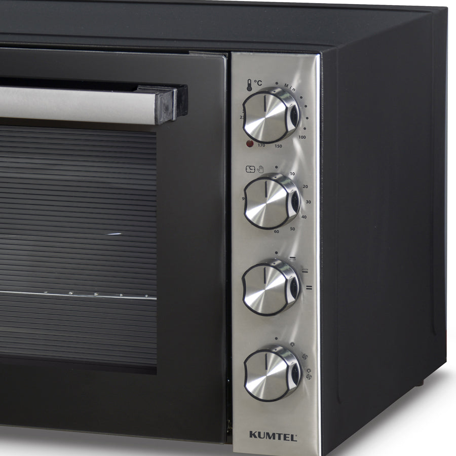 KUMTEL LX-9625 Ηλεκτρικό Φουρνάκι Μαύρο 70lt