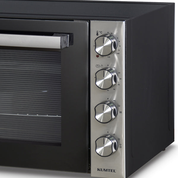 KUMTEL LX-9625 Ηλεκτρικό Φουρνάκι Μαύρο 70lt
