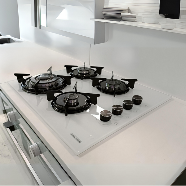 MULTIHOME MH-6108 Εστία Υγραερίου 60cm Λευκή