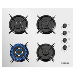 MULTIHOME MH-6108 Εστία Υγραερίου 60cm Λευκή