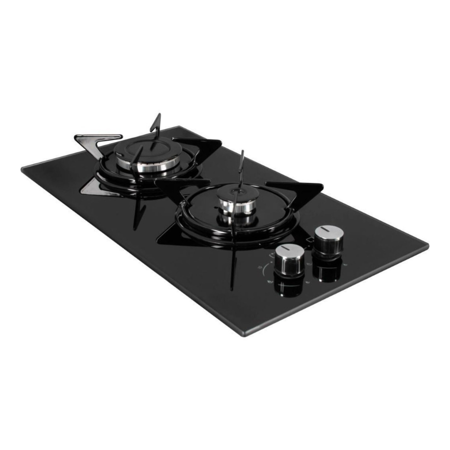 MULTIHOME MH-6141 Εστία Domino 1 ζώνης Υγραερίου 30cm Inox