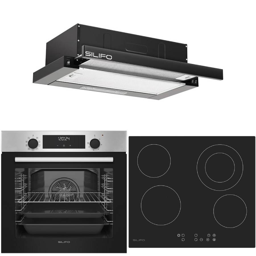 Σετ SILIFO SF6855BOI & SF6822HV5 & SF6665 Φούρνος 76lt