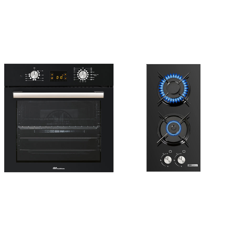 Σετ MULTIHOME MH-6060 & MH-6141 Φούρνος & Εστία Domino Αερίου 76060