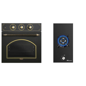 Σετ MULTIHOME B66-SF3 & MH-6142 Φούρνος Retro & Εστία Domino Υγραερίου 82167