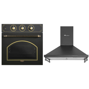 Σετ MULTIHOME B66-SF3 & MH-6652 Φούρνος Retro & Απορροφητήρας Καμινάδα 89048