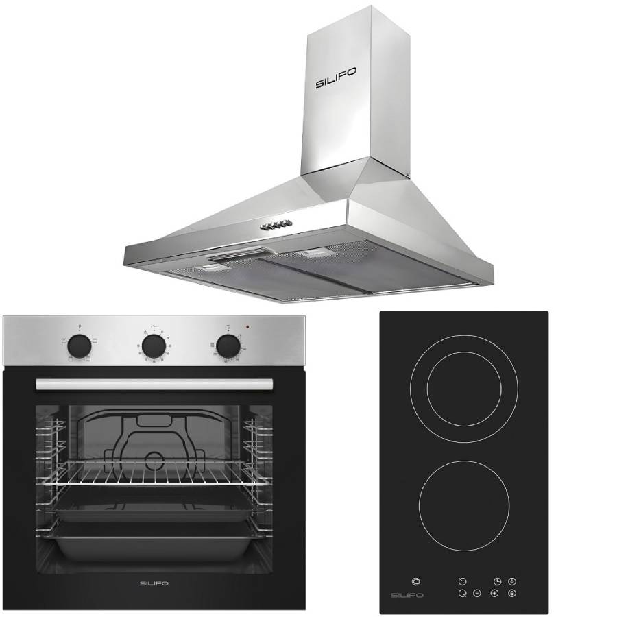 Σετ SILIFO SF6850BOI & SF6802HDV3 & SF6619 Φούρνος 83lt
