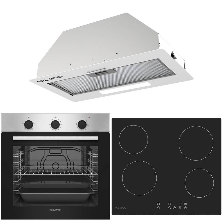 Σετ SILIFO SF6850BOI & SF6821HV4 & SF6615 Φούρνος 83lt