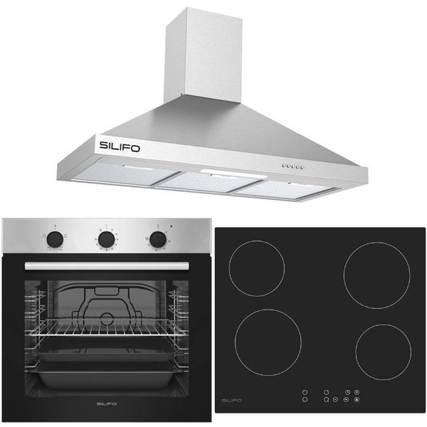Σετ SILIFO SF6850BOI & SF6821HV4 & SF6618 Φούρνος 83lt