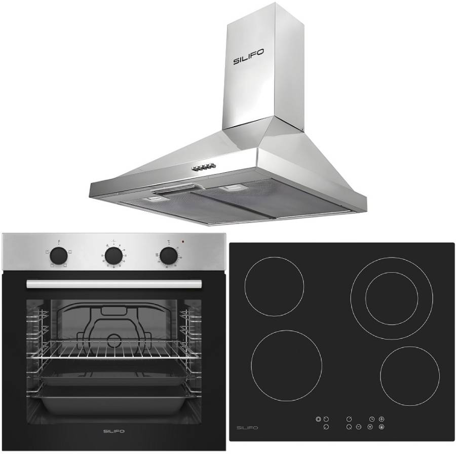 Σετ SILIFO SF6850BOI & SF6822HV5 & SF6619 Φούρνος 83lt