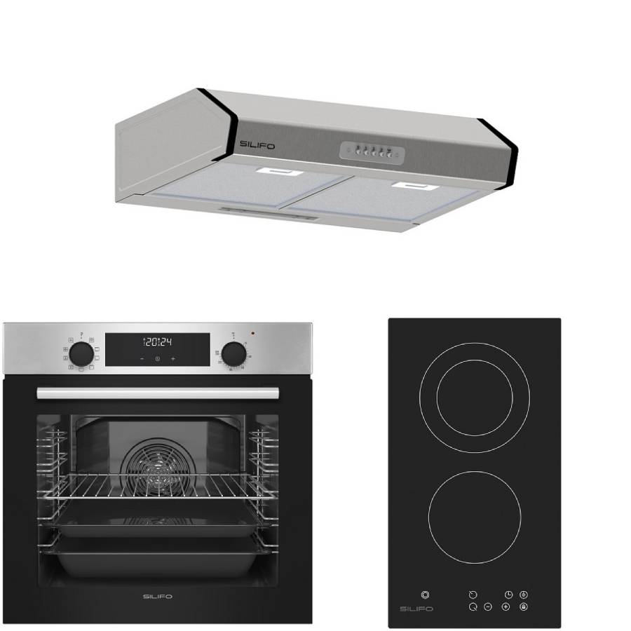 Σετ SILIFO SF6855BOI & SF6802HDV3 & SF6683 Φούρνος 76lt
