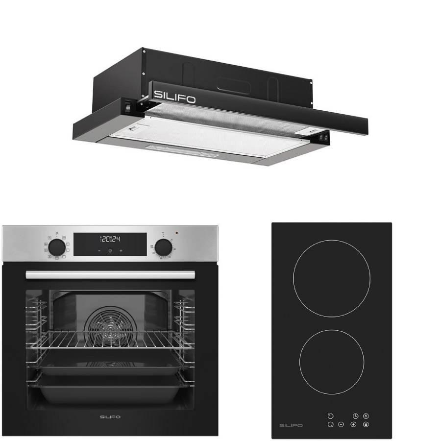 Σετ SILIFO SF6855BOI & SF6801HDV2 & SF6665 Φούρνος 76lt