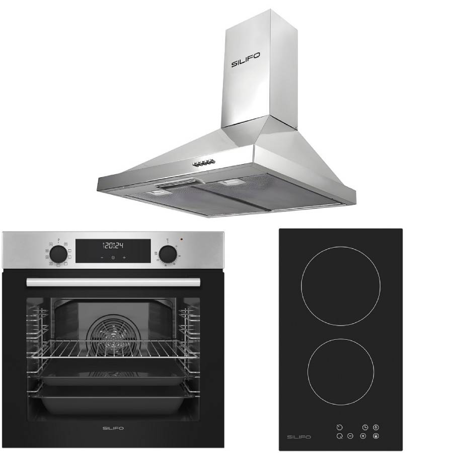 Σετ SILIFO SF6855BOI & SF6801HDV2 & SF6619 Φούρνος 76lt