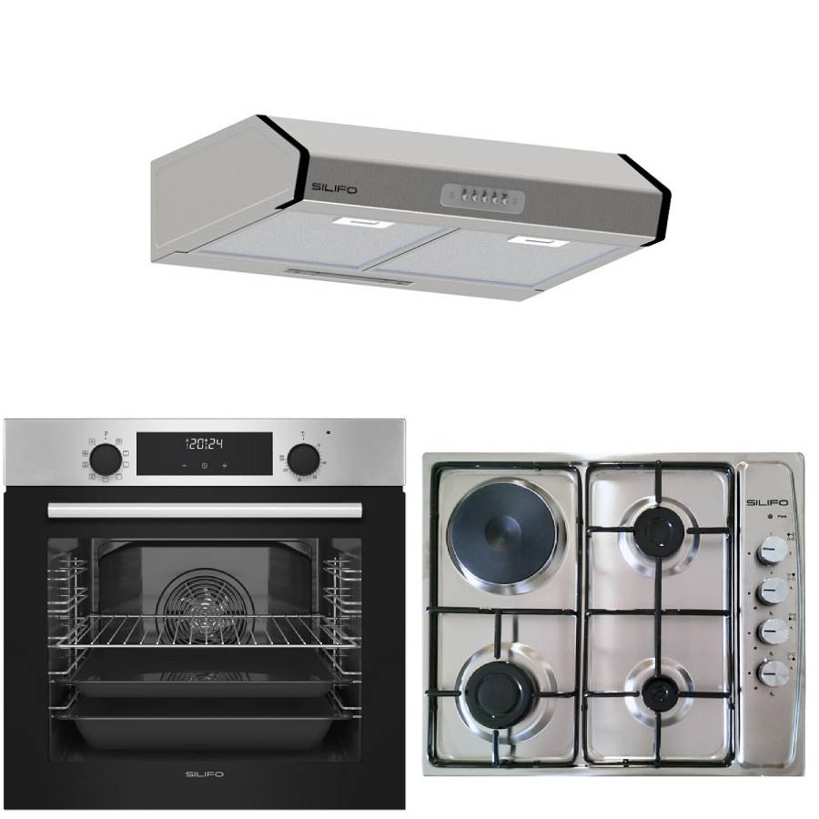 Σετ SILIFO SF6855BOI & SF6100 & SF6683 Φούρνος 76lt