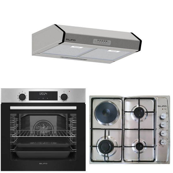 Σετ SILIFO SF6855BOI & SF6100 & SF6683 Φούρνος 76lt
