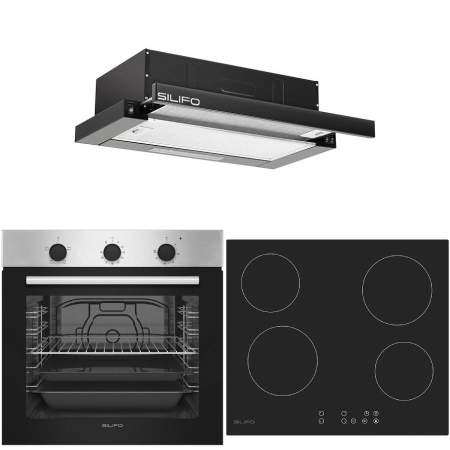 Σετ SILIFO SF6850BOI & SF6821HV4 & SF6665 Φούρνος 83lt