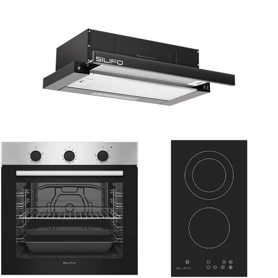 Σετ SILIFO SF6850BOI & SF6802HDV3 & SF6665 Φούρνος 83lt
